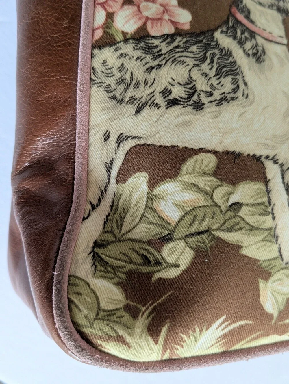 Isabella Fiori Embellished Cocker Spaniel and Terrier Shoulder Bag